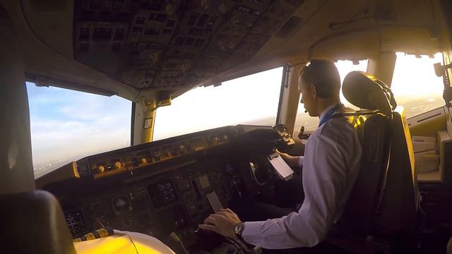 Air Astana Boeing 757 landing in BKK