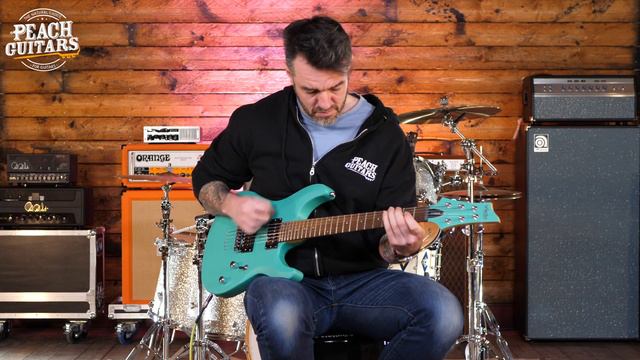 Schecter C-6 Deluxe Satin Aqua