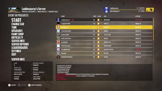 The Laddo Show Live : Wreckfest Tournament