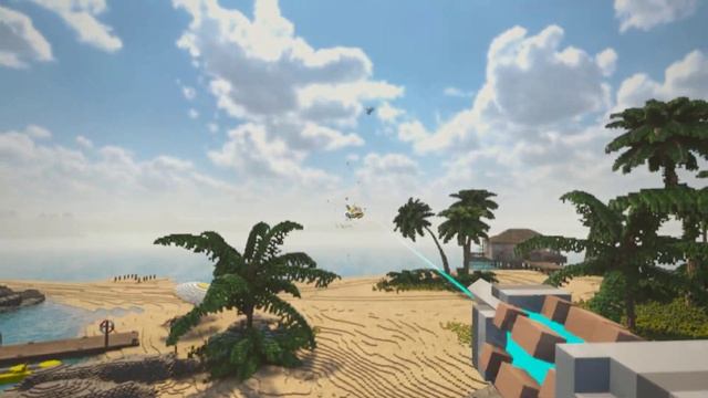 Destroying an Island using Minecraft items in Teardown! | Teardown/Minecraft