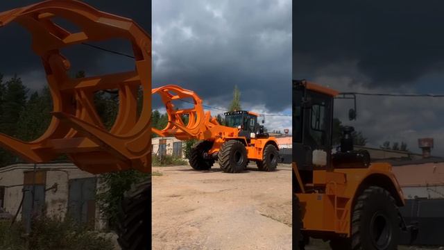 Универсальная дорожная машина УДМ СТАНИСЛАВ-704 с адаптером и лесозахватом грузоподъёмность 7т.
