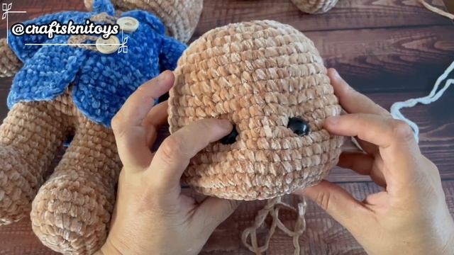 Oso PADDINGTON AMIGURUMI Peluche a CROCHET - Parte 3 Técnica para cara expresiva