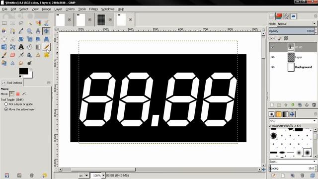 Price Labels PART 1 - GIMP Tutorial