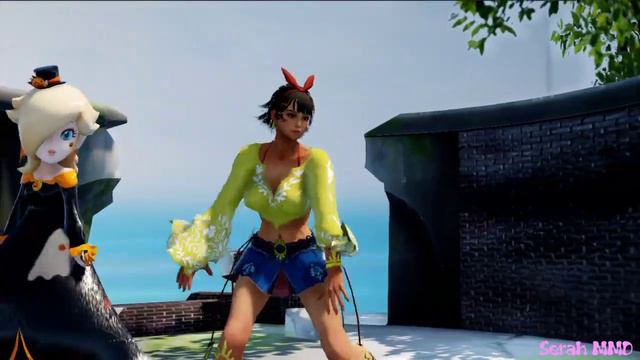 MMD Nintendo  Tekken Sand Planet Rosalina Josie