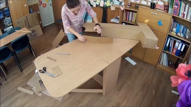 Цифры из картона 1 и 4 (Часть первая)