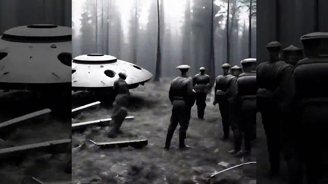 Сбитое НЛО. 3-е управление М.В.Д. СССР. Фотофиксация, 1954.