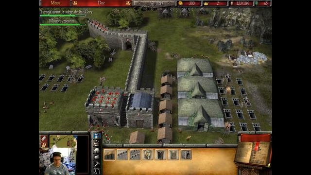 Let's play stronghold 2 Deluxe #4 : sur le chemin de l'extermination du taureaux  ?!?!?!?!