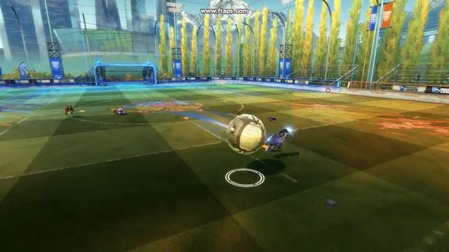 RocketLeague Amazing DeLorean Demolition OUTATIME, For Goal