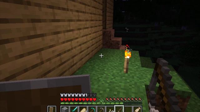 I was attacked by a Slenderman in Minecraft Survival 20