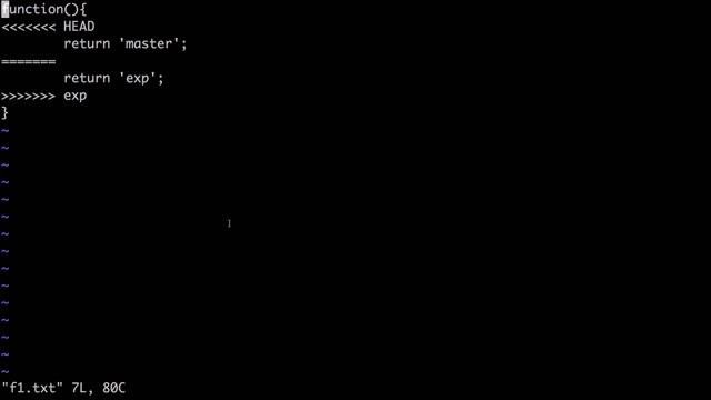 지옥에서 온 Git - 원리 : merge  conflict