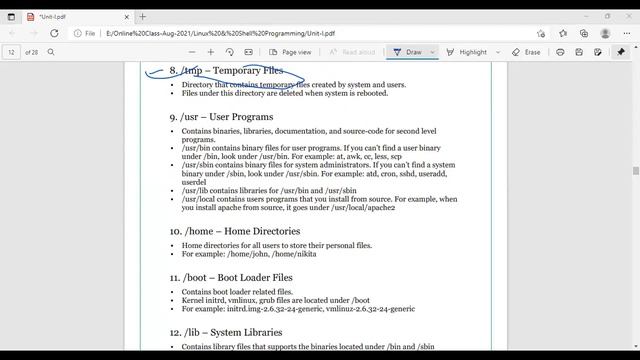 Linux Directory Structure