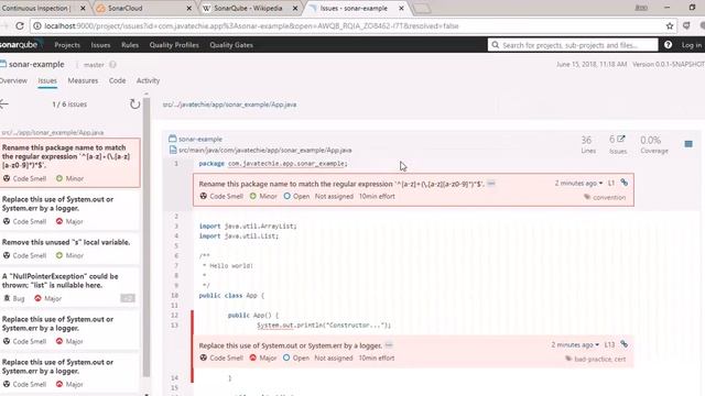 Java Source Code Analysis using SonarQube | Java Techie