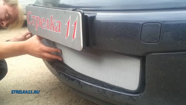 Защита радиатора для NISSAN NOTE 2004-2008г.в. (Хром) - strelka11.ru