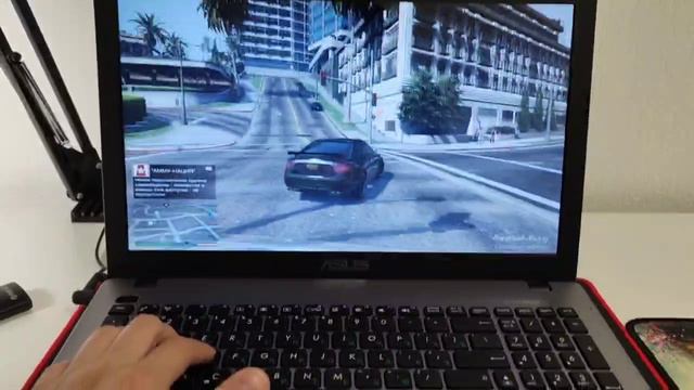 Тест GTA 5 на ASUS X550VC-XO007H, i5-3230M, 8Gb, SSD 500Gb, GeForce GT 720M