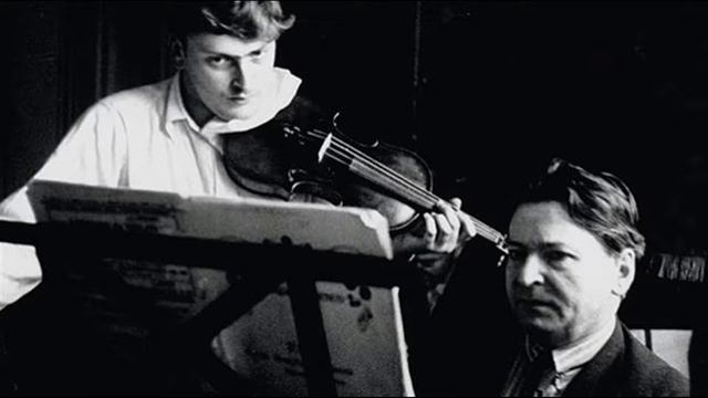 Menuhin - Bach : Solo Violin Sonata No.2 in A - Andante (1932)
