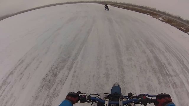 Нет мототоксикоза в Воронеже ,зимний трек.07.02.2014.г.