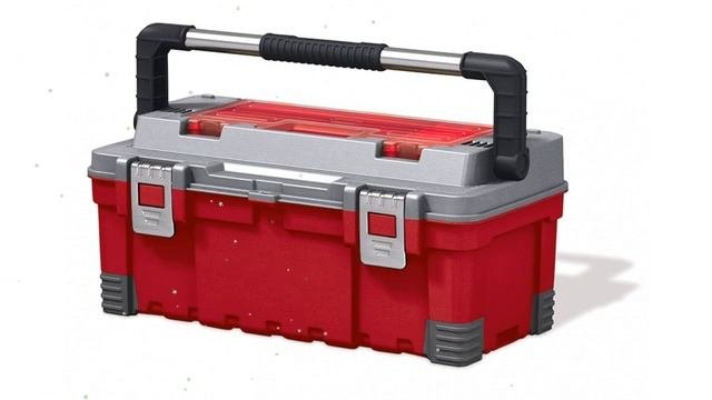 Ящик для инструментов MASTER PRO TOOLBOX 22 Hawk 22 Keter обзор 17181009