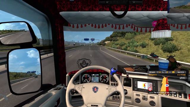 Euro Truck Simulator 2 (1.36) Scania Streamline 2012 Full Tuning Road to Marseille + DLC's & Mods