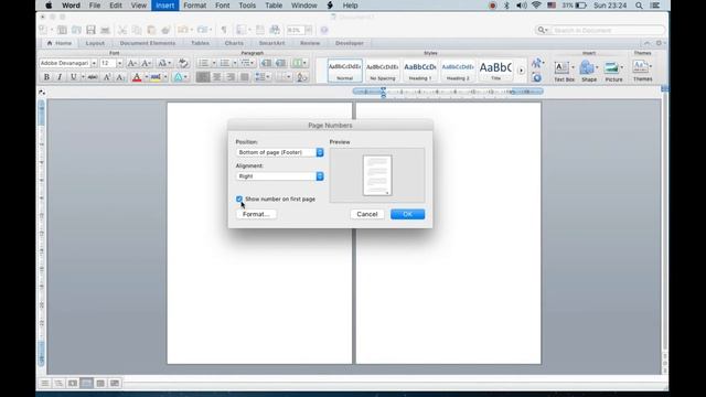 How To Put Page Numbers In Microsoft Word On Macbook