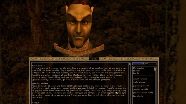 Talky Morrowind Mod in English!   MORROWIND without all the reading!!