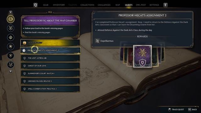 How to learn DISARMING CHARM in Hogwarts Legacy  ("Expelliarmmus")