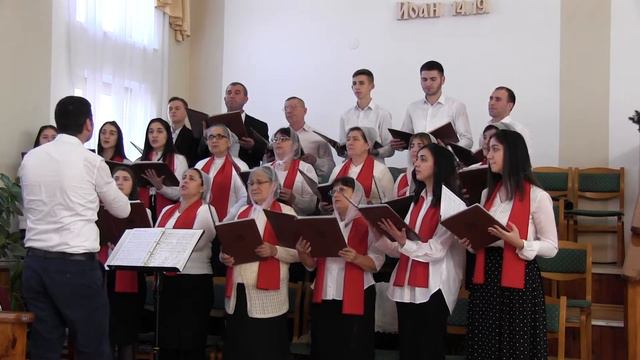 Пение Хора "Небо и Земля, ныне торжествуют  "