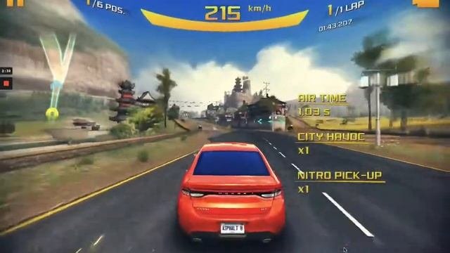 Playing 8 asphalt on MacBook Air #1