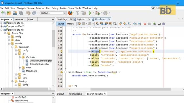Curso Zend Framework 3 - Módulo 8: Autorización con Zend Permissions ACL Parte 2