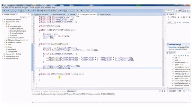 [LibGDX Tutorial] Making Scrolling Platforms