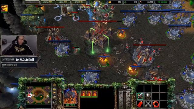 Warcraft 3 Reforged - Only Hero (Firelord) Vs AI Insane