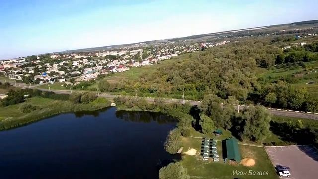 п. Вейделевка  лето пруд 2020