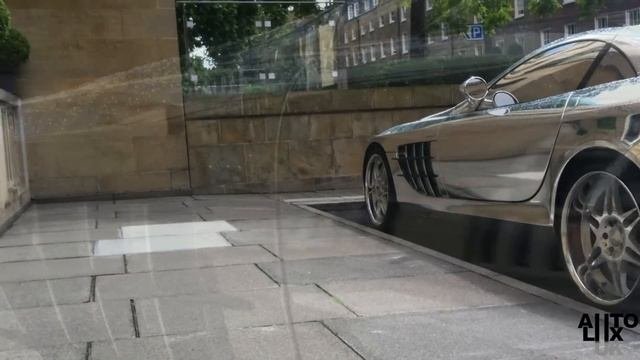 ALL CHROME McLaren Mercedes SLR In London!