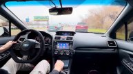 Driving 2021 Subaru WRX STi in the Rain (with tomei) | 4K