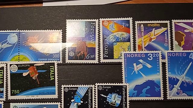 Большое пополнение космической коллекции. Филателия марки хобби stamp philately hobby