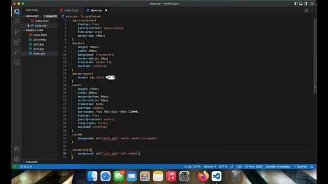 How To Make Profile Card Using HTML and CSS - Websavage