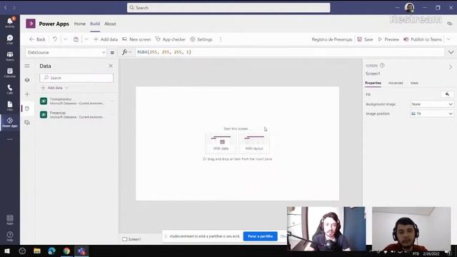 Criando um aplicativo em Power Apps usando o Dataverse for Teams com Leonardo Russo - Live Solidári