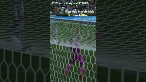 FIFA 23 Marquinhos shoots the ball with the bicycle kick in the net!!🔥🔥🔥🔥🔥