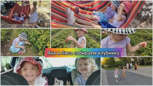 Яна и Лиса поездка за клубникой а вечером танцевальная программа классические танцы из прошлого.
