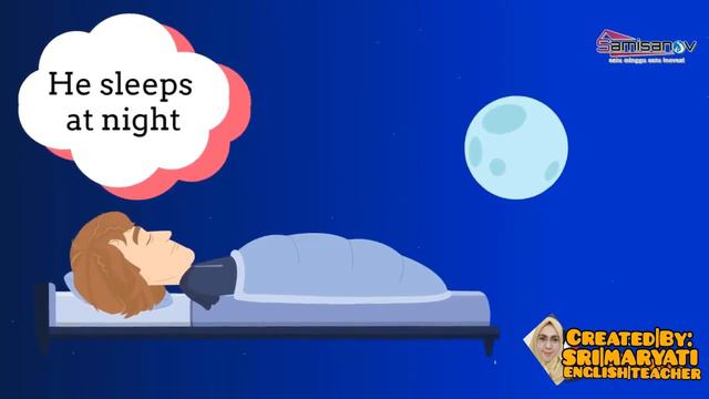 VIDEO ANIMASI PEMBELAJARAN ANIMAKER DAN BITEABLE "SIMPLE PRESENT TENSE" -SAMISANOV