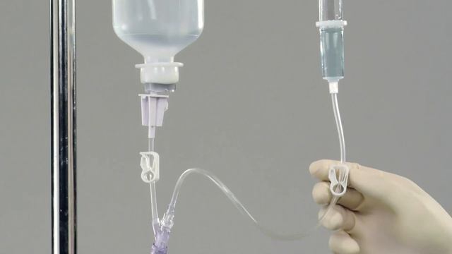 Short version - Preparation of Intrafix® SafeSet Flush with Intrafix® Primeline Flush secondary lin