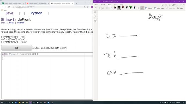 String-1 (deFront) Java Solution || Codingbat.com
