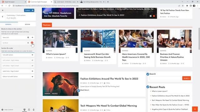 Digital Newspaper Theme Setup Video Complete News WordPress theme