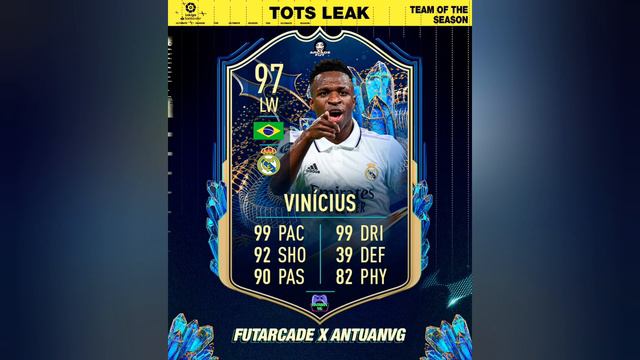 Vinicius JR TOTS LaLiga Card Coming Stats Predicted - FIFA 23