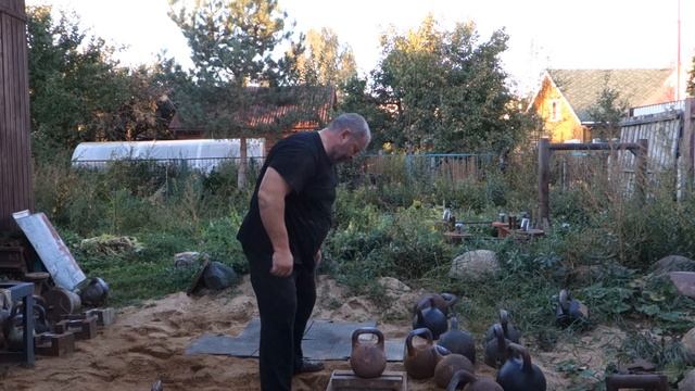 24 KG KETTLEBELL BOTTOM UP TRICEPS PRESS ТРИЦЕПС С ГИРЕЙ 24 КГ НАПОПА