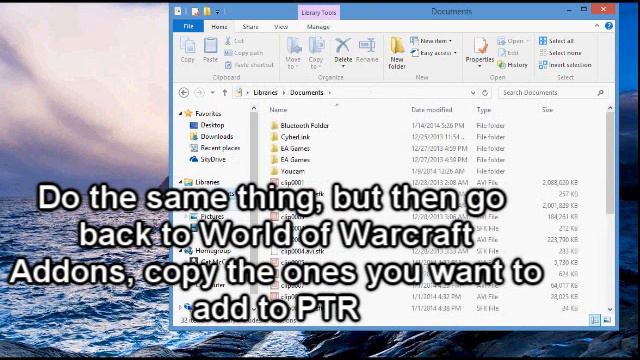 HOW TO DOWNLOAD ADDONS TO WOW AND TO PTR