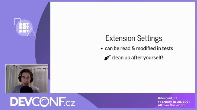 Testing extensions for Visual Studio Code - DevConf.CZ 2021