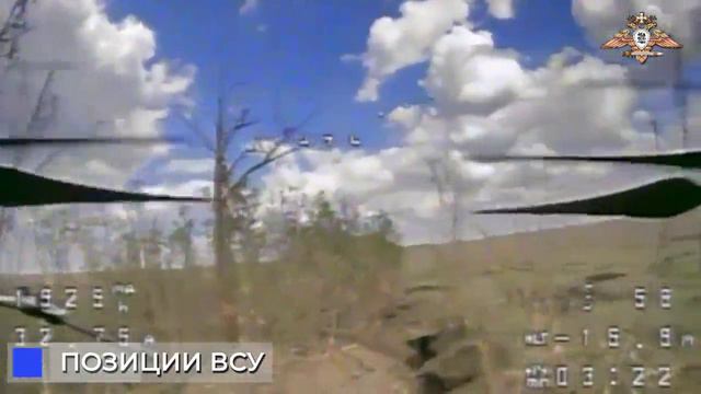 Операторы FPV-дронов роты БЛА 39 бригады 68 Армейского корпуса уничтожают укрепления противника.