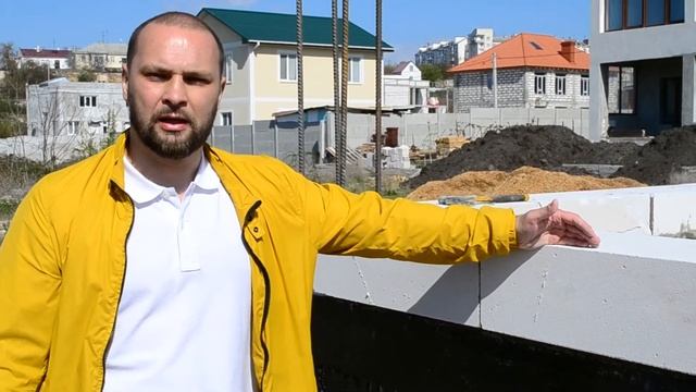 Кладка газобетона в Стрелецкой бухте Севастополя