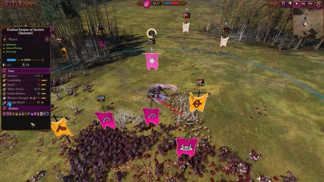 Good Slaanesh Units - vs Beastmen // Total War: WARHAMMER 3