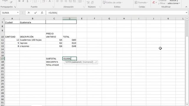 FACTURA EXCEL
